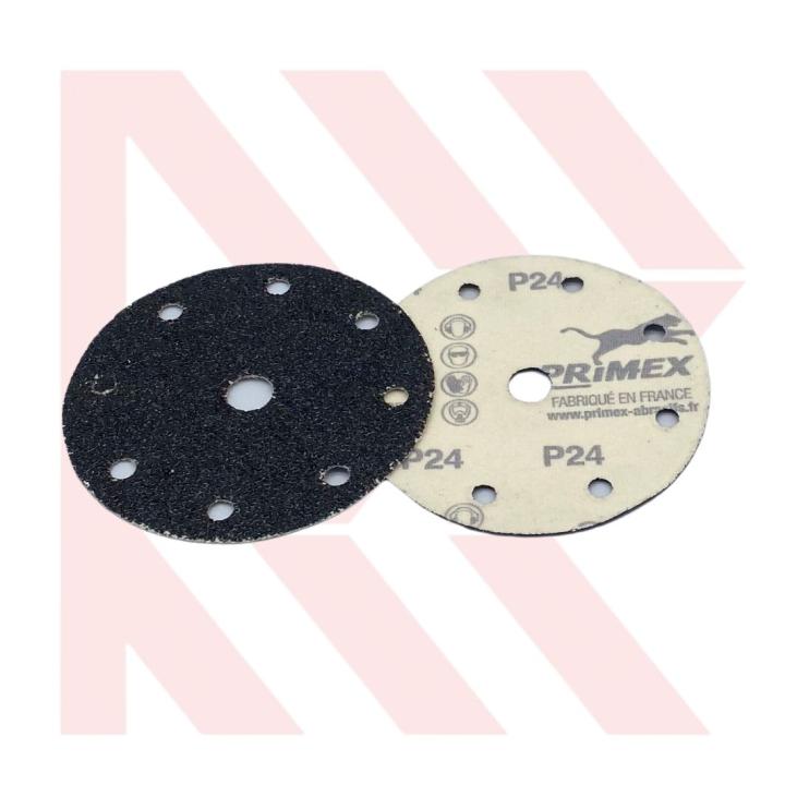 Silicon carbide disc 8 holes Ø 150 velcro grain 24  - Repex Floor